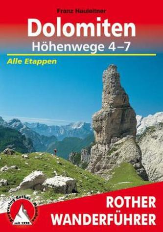 Rother Wanderführer Dolomiten-Höhenwege 4-7