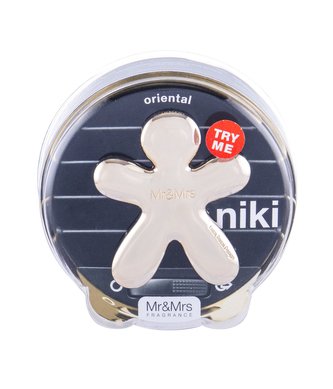 Mr&Mrs Fragrance Niki Vůně do auta 1 ks Oriental Naplnitelný unisex