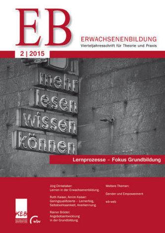 EB Erwachsenenbildung. H.2/2015