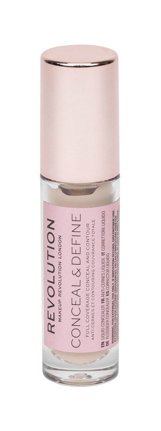 Makeup Revolution London Conceal & Define Korektor 4 g C0.7 pro ženy