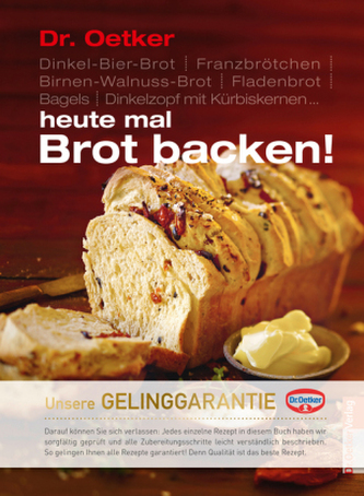 Dr. Oetker heute mal Brot backen Dr. Oetker heute mal Brot backen