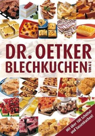 Dr. Oetker Blechkuchen von A-Z
