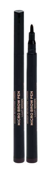 Makeup Revolution London Micro Brow Pen Tužka na obočí 1 ml Dark Brown pro ženy