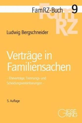 Verträge in Familiensachen
