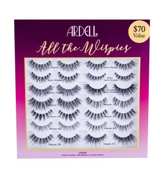 Ardell Wispies umělé řasy 14 párů + lepidlo na řasy Duo 1 g