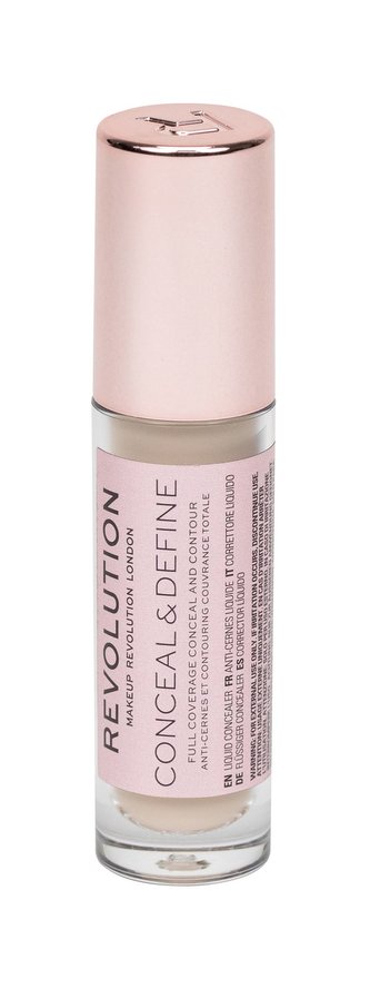 Makeup Revolution London Conceal & Define Korektor 4 g C2.5 pro ženy
