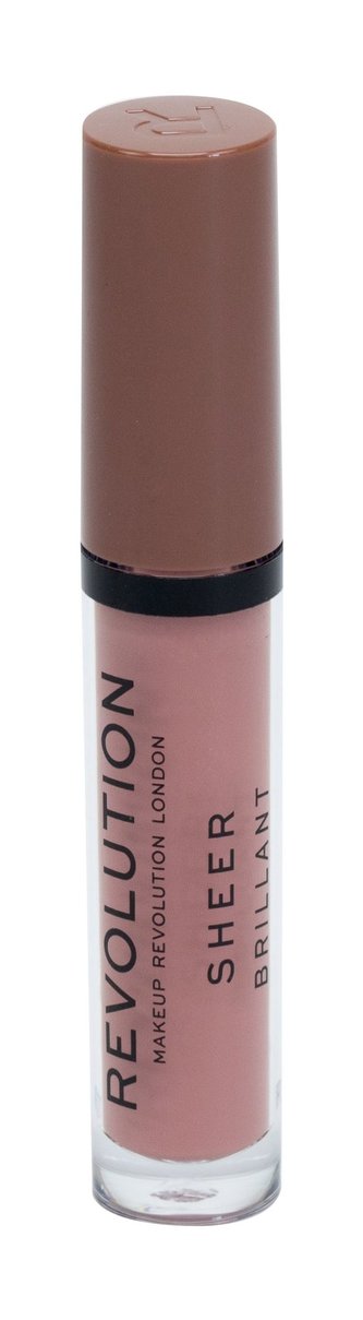 Makeup Revolution London Sheer Brillant Lesk na rty 3 ml 110 Chauffeur pro ženy