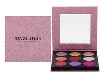 Makeup Revolution London Pressed Glitter Oční stín 13,5 g Diva pro ženy