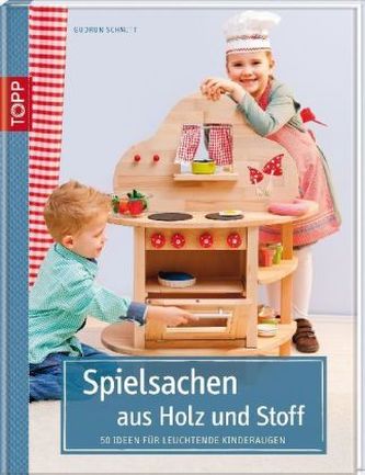 Spielsachen aus Holz und Stoff