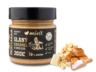 Mixit - Mixitella - Arašídy se slaným karamelem 250 g Mixit - Mixitella - Arašídy se slaným karamelem 250 g