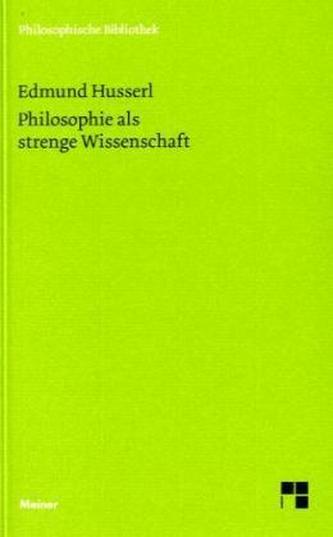 Philosophie als strenge Wissenschaft
