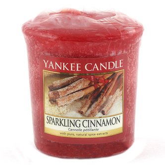 Yankee Candle Votivní svíčka Sparkling cinnamon 49g