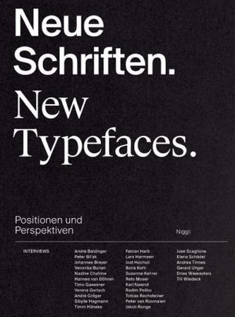 Neue Schriften. New Typefaces