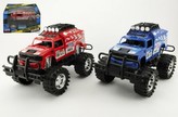 Auto terénní plast 30cm na setrvačník 1:14 asst 2 barvy v krabici