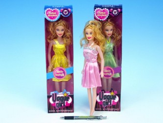 Panenka nekloubová 29cm asst 4 druhy v krabičce 12ks v boxu