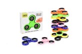 Fidget Spinner kov/plast 7cm v krabičce; 6 druhů - 1 kus