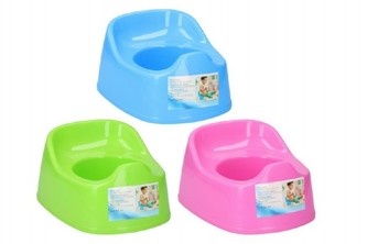 Nočník pro děti  plast 27cm asst 3 barvy 0m+