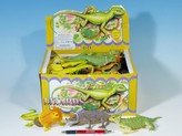 Ještěrka pískající 20cm plast, 12 druhů - 1 kus