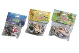 Zvířátka 8ks plast 5cm, 4 druhy, v sáčku