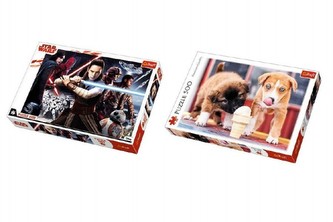 PACK Puzzle 1000 dílků + puzzle 500 dílků asst grátis