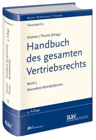 Handbuch des gesamten Vertriebsrechts. Bd.3