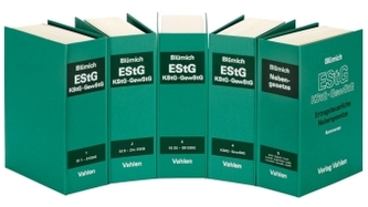 Einkommensteuergesetz (EStG), Körperschaftssteuergesetz (KStG), Gewerbesteuergesetz (GewStG), Kommentar, 5 Ordner (Pflichtabnahm