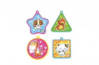 Bludiště hlavolam plast 5cm; v sáčku - 1 kus