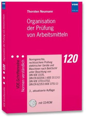 Organisation der Prüfung von Arbeitsmitteln, m. CD-ROM