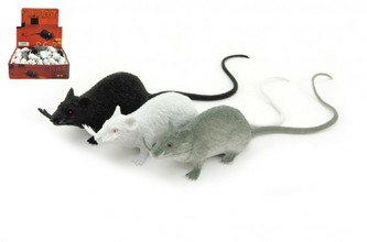 Krysa plast 20cm; 48ks v boxu - 1 kus