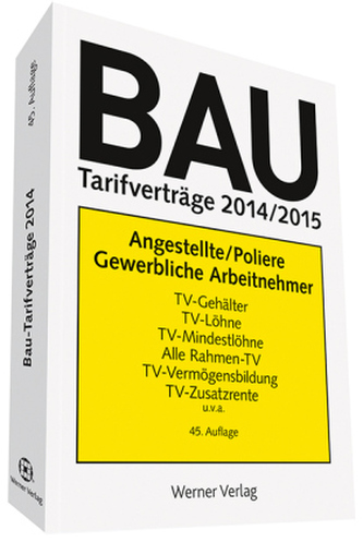 Bau-Tarifverträge 2015