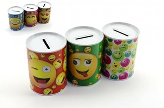 Pokladnička plech 10cm asst 6 barev v sáčku