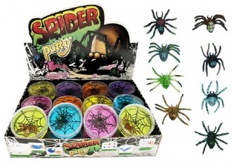 Sliz - hmota pavouk 7cm - 1 kus