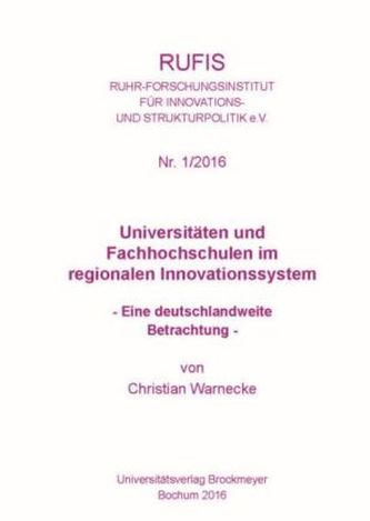 Universitäten und Fachhochschulen im regionalen Innovationssystem