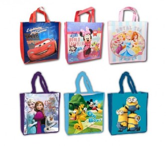 Nákupní taška 34x32cm polypropylen asst 6 druhů