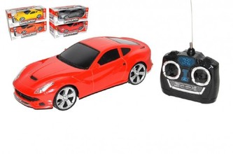 Auto RC plast 23cm na baterie 3 druhy v krabici, 1 kus