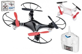 Dron RC bez kamery 15cm USB pro dobíjení plast na baterie, 2 barvy (1ks v krabici)