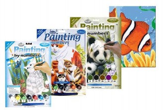Royal Langnickel Malování podle čísel Junior Royal/mix 9 motivů - 1 KS