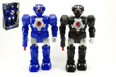 Super robot na baterie se zvukem se světlem plast 38 x 19 x 10 cm, 2 barvy (1ks v krabici)