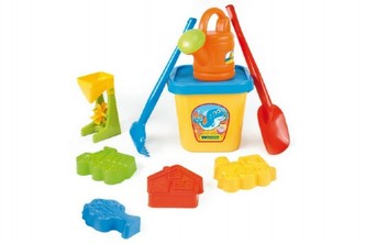 Souprava na písek velká plast 50 cm, 2 barvy (10ks v balení)