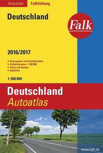 Falk Autoatlas Falkfaltung Deutschland 2016/2017 1:500 000 Falk Autoatlas Falkfaltung Deutschland 2016/2017 1:500 000