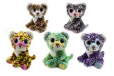 Leopard zvířátko plyš 18cm asst mix barev