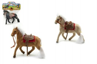 Kůň fliška 10cm, 2 barvy, v sáčku - 1 kus