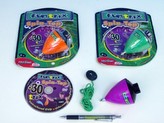 Spintop Funtrix + DVD průměr 6,5cm asst 3 barvy na kartě