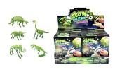 Dinosaurus svítící skládačka 3D plast, mix druhů, v krabičce - 1 kus