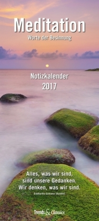 Meditation, Notizkalender 2017 Meditation, Notizkalender 2017