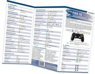 FIFA 15 - Steuerung Playstation 3 & 4, Falttafel