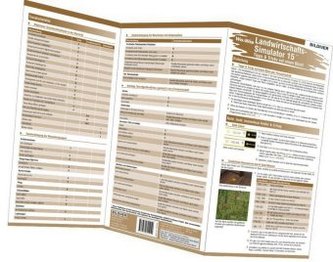 Landwirtschaftssimulator 2015 - Tipps, Tricks auf einen Blick!, Falttafel