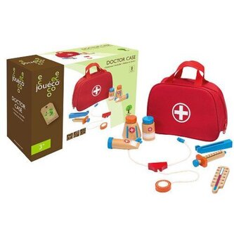Dřevěný doktorský kufřík 11 dílů