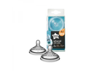 Náhradní savičky C2N ANTI-COLIC rychlý průtok 2ks 6m+