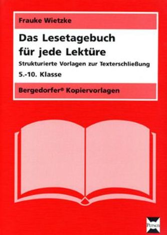 Das Lesetagebuch für jede Lektüre